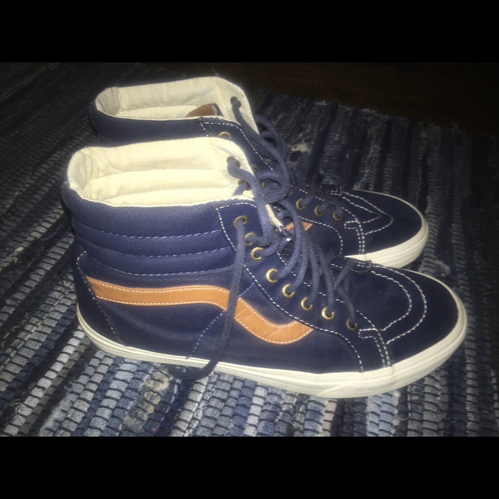 Blue High Top Vans